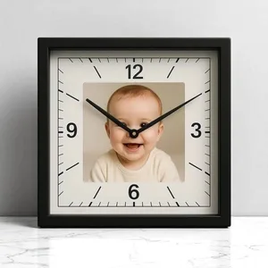 Custom Wall Clock Online | Photo, Name & Logo Print – Tagsen